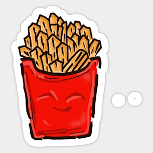 French fries Sticker